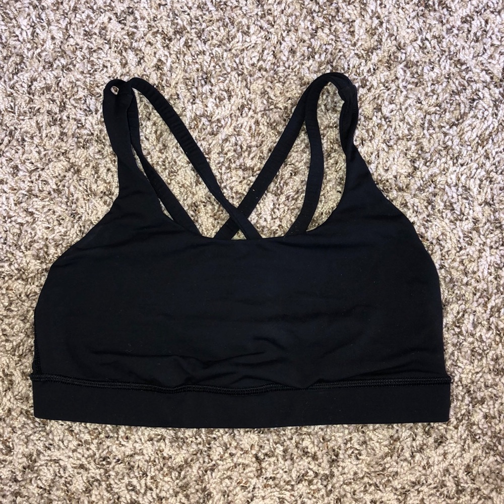 Lululemon “energy bra” black size 6
